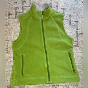 Vintage Columbia Green Fleece Vest Size XL